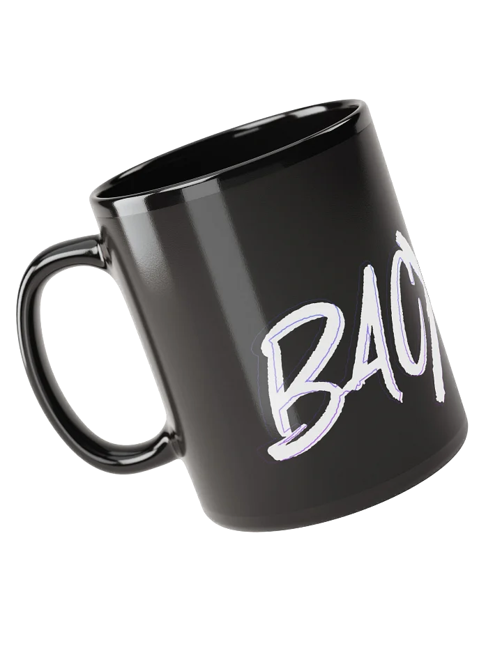 BACXNZ White Logo Black Mug product image (1)