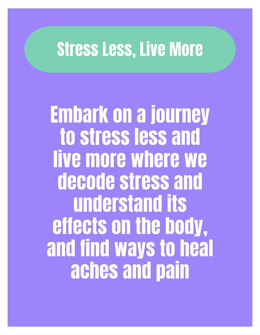 Stress Less Live More product image (1)