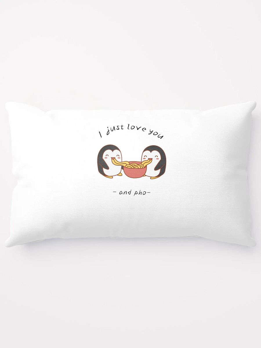 I Love You and Pho Pillow product image (1)