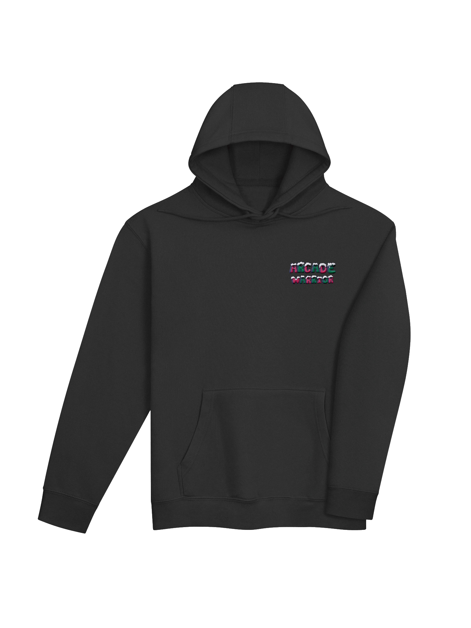 Arcade Warrior Holiday Logo Unisex Pocket Logo Embroidered Hoodie 2025 product image (27)