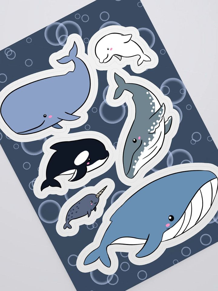 Whales Delight Sticker Sheet product image (2)