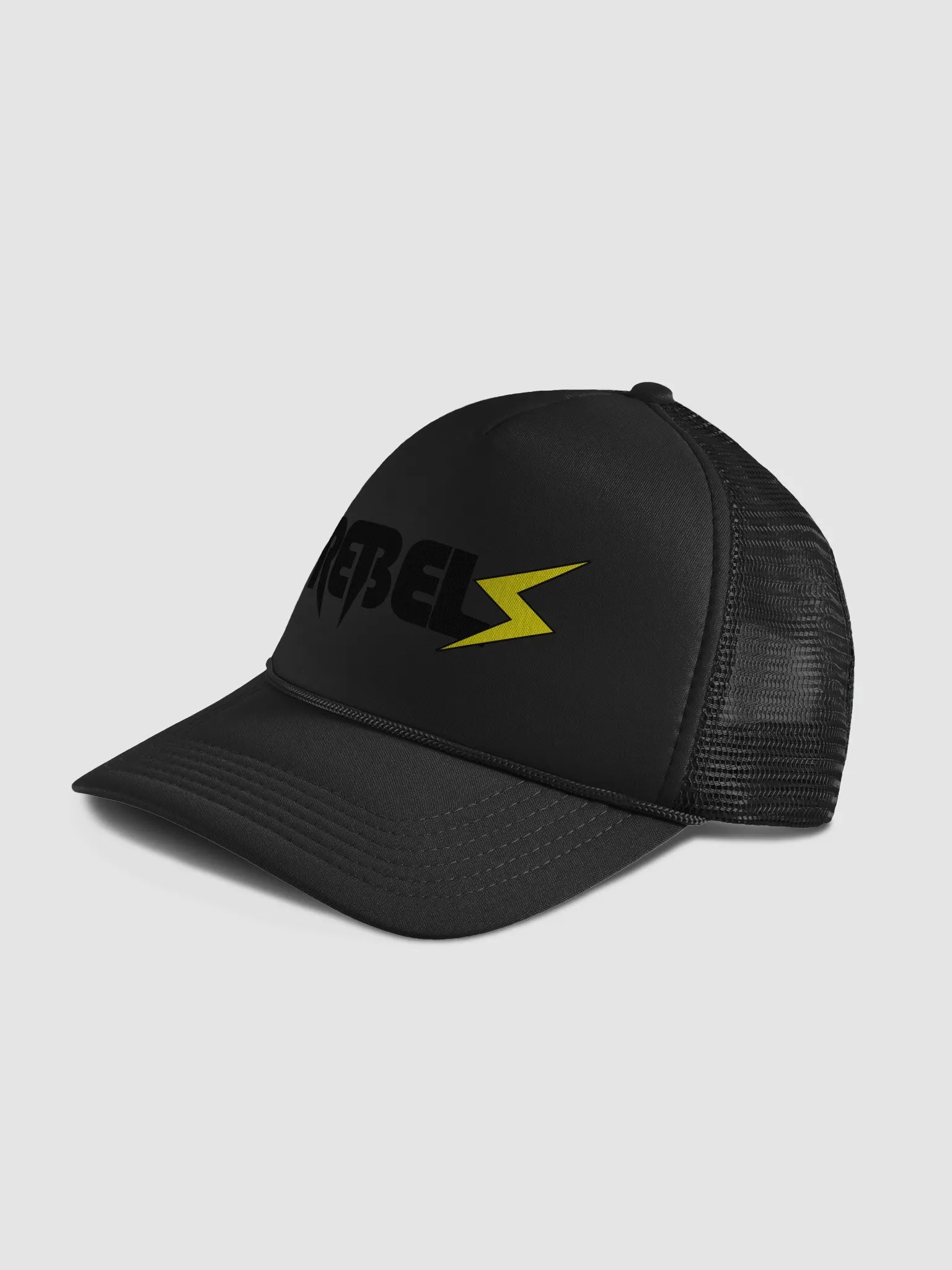 Foam Trucker Hat | Black/Yellow product image (4)