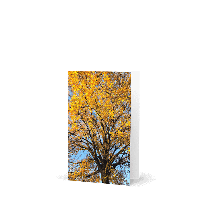 Golden Leaves Greeting Card product image (1)