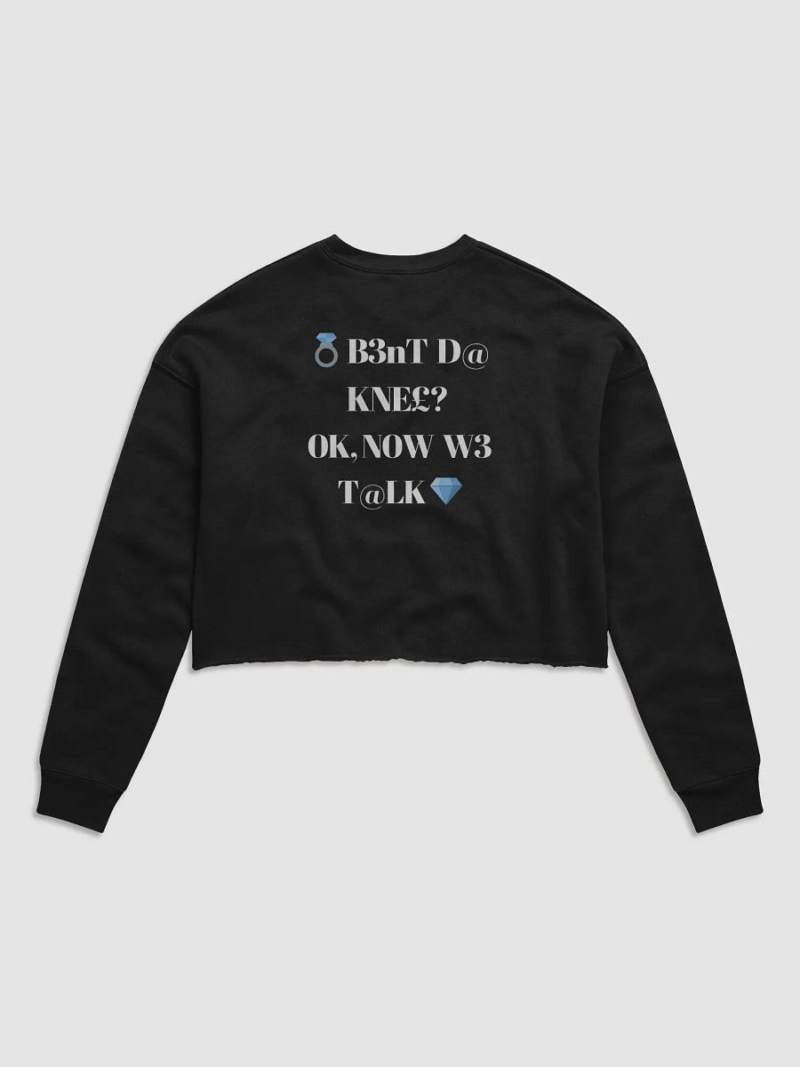 $.T.@.T - B3nT D@ KNE£ Crop Sweatshirt product image (4)