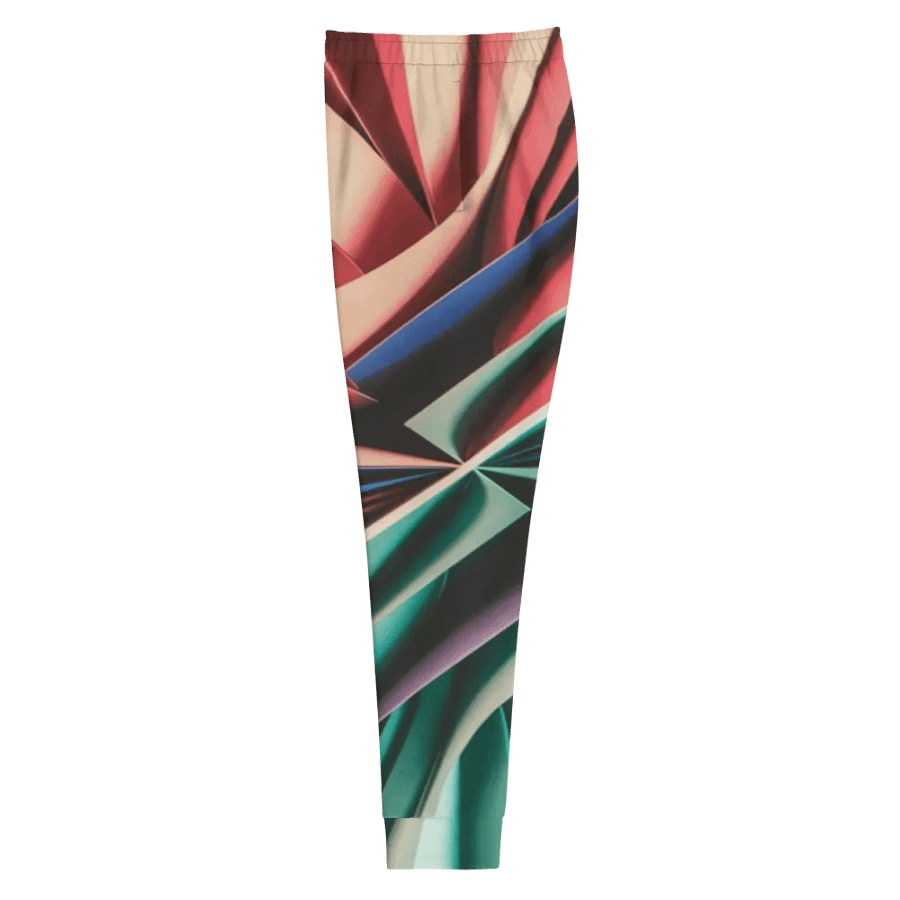 Abstract Geometric Women's Joggers in Vibrant Colors (XS-3XL) product image (7)