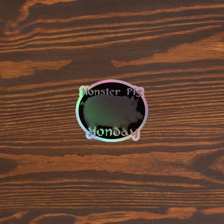 Holo Monday Sticker product image (3)