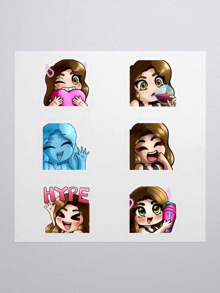 LaBlueDahlia Emote Sticker Sheet product image (1)