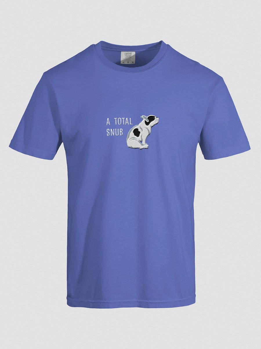 A Total Snub T-Shirt(Embroidered) of a French Bulldog(Pied Black) product image (47)