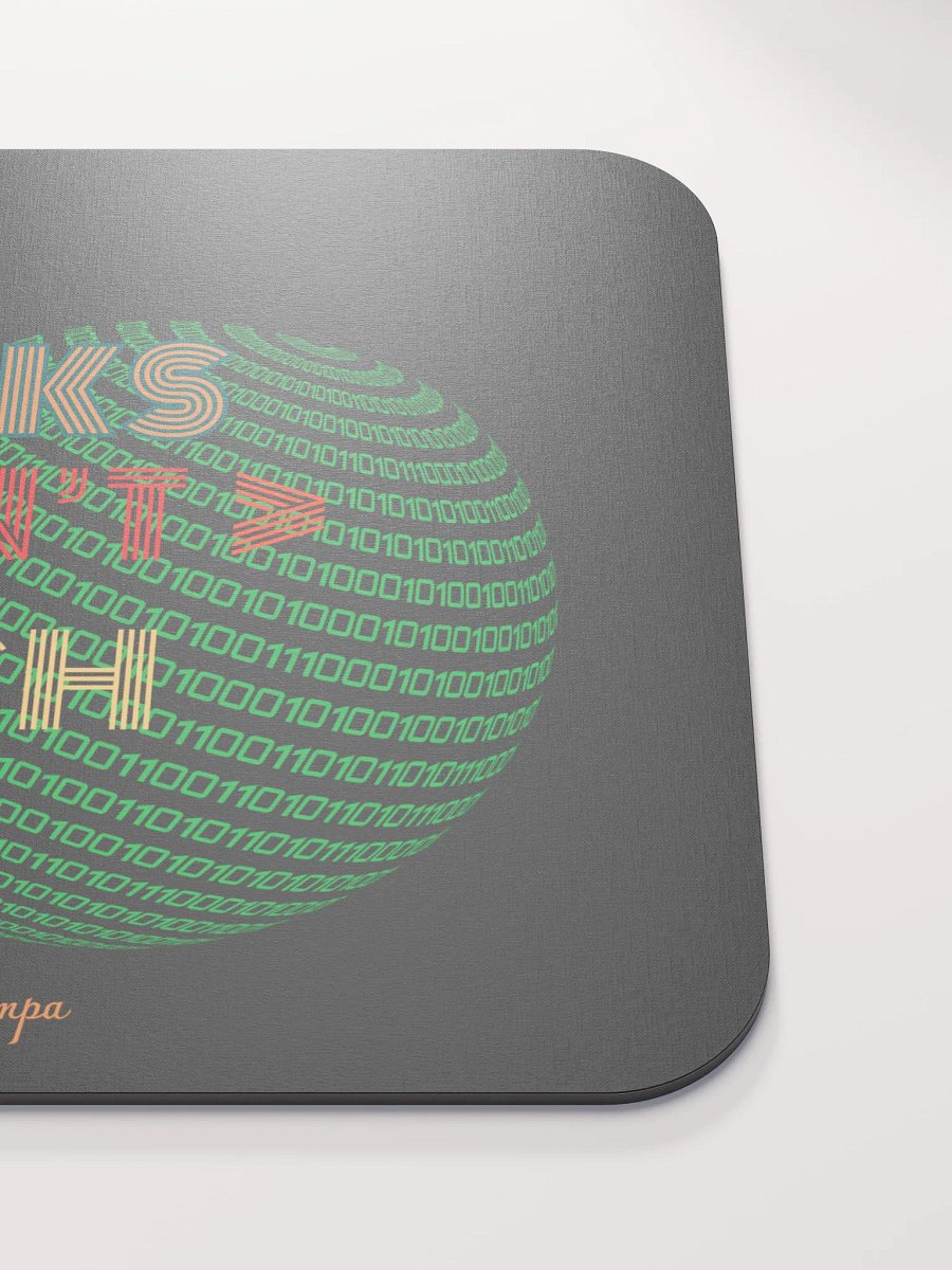 Binary Code Sphere Mouse Pad product image (5)