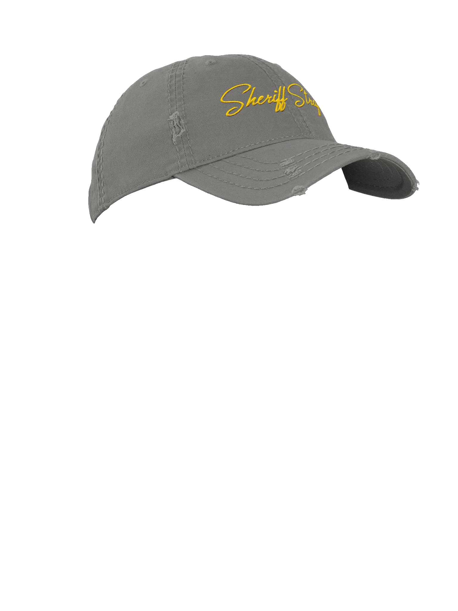 Sheriff Name Embroidered Distressed Dad Hat by Otto Cap product image (7)