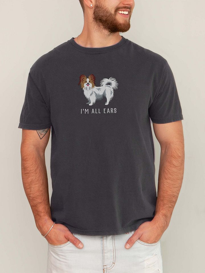I'm All Ears T-Shirt(Embroidered) of a Papillon product image (2)