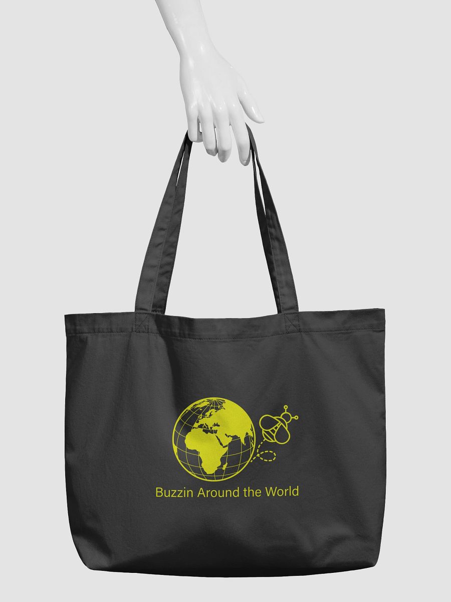 Buzzin Around the World Organic Tote Bag product image (3)