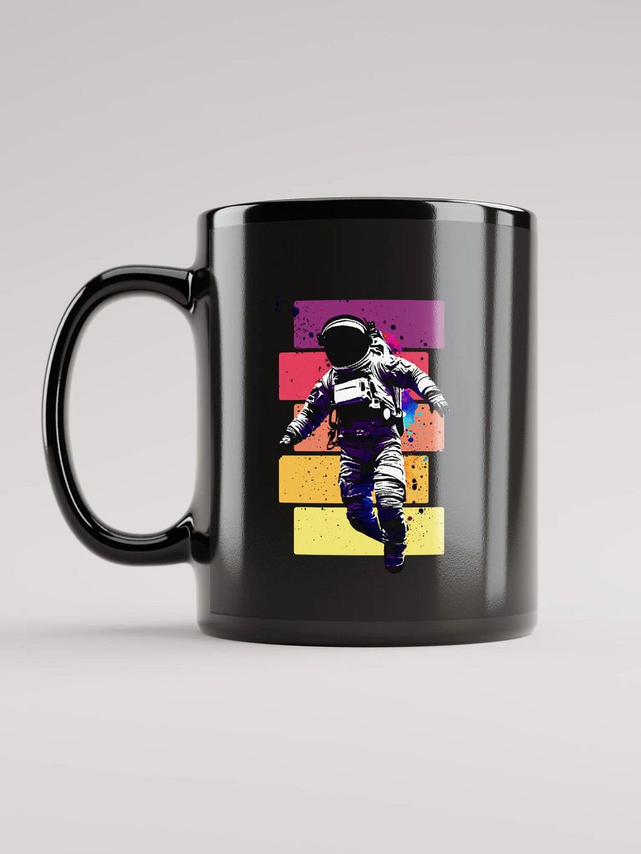 Cosmic Freedom: Retro Illustration of the Floating Astronaut (front & back) product image (6)