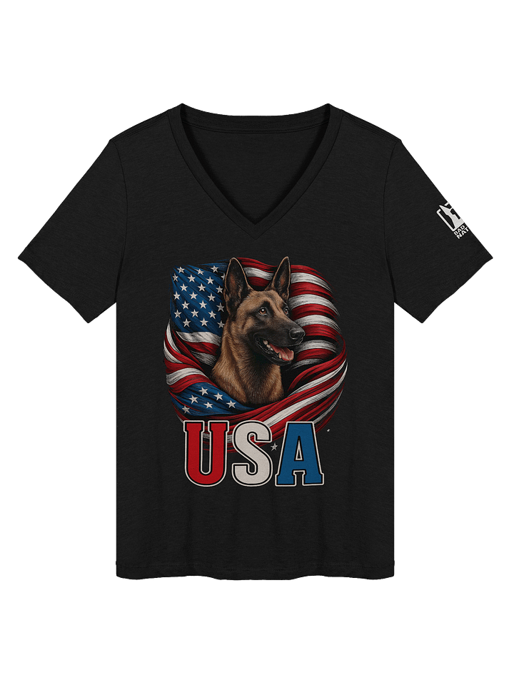 USA Malinois V-Neck Tee product image (2)