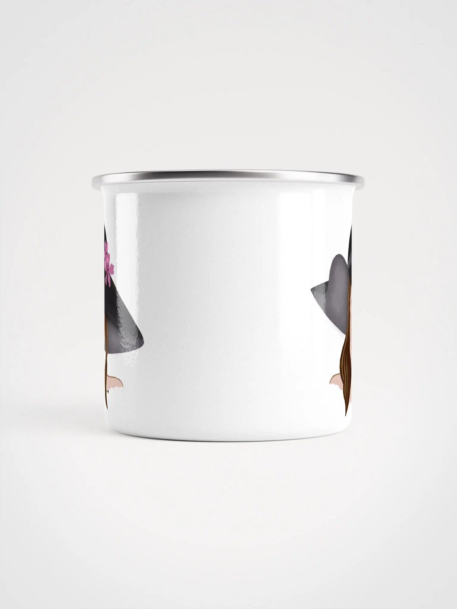 Girl with Hat Enamel Mug product image (2)