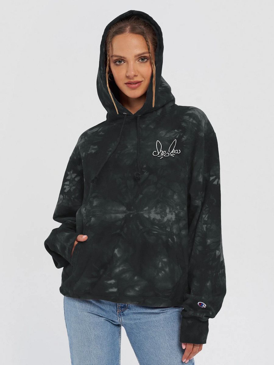embroidered cheska logo tie dye hoodie product image (14)