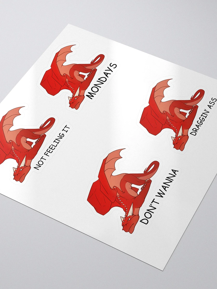 Grumpy Dragon Sticker Pack product image (3)