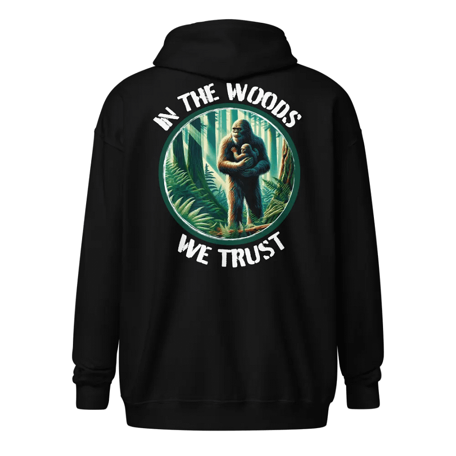 IN THE WOODS WE TRUST ZIP UP HOODIE product image (1)
