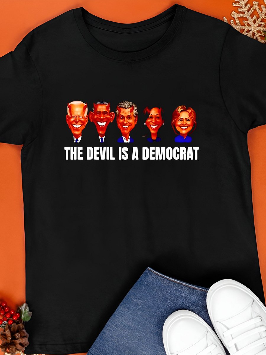 The devils is a democrat Shirt product image (1)