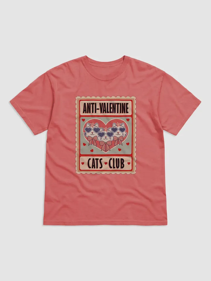 Galentine Cats Club -Comfort color tee product image (5)