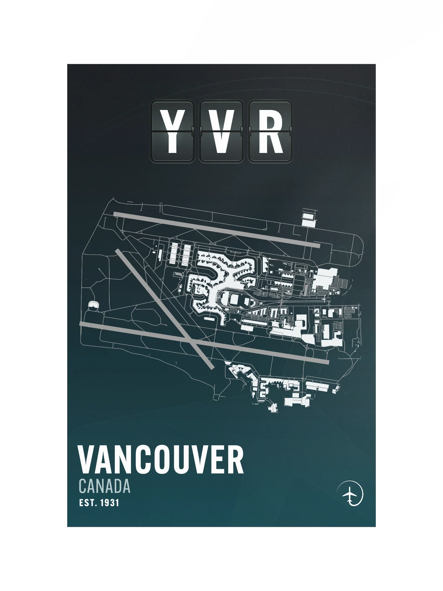 Vancouver YVR Poster product image (1)