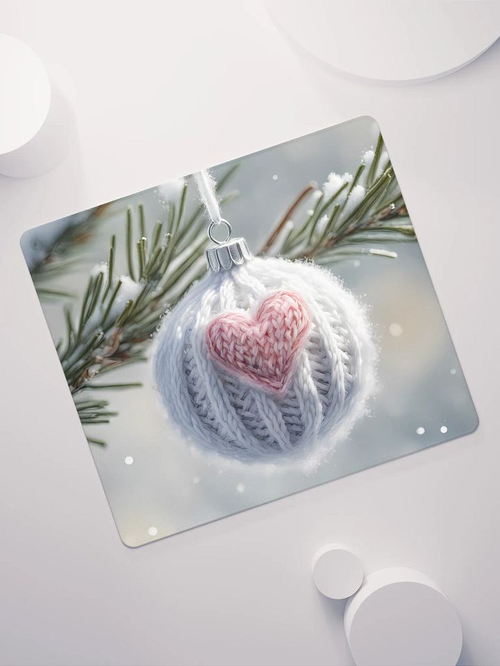 A Heart for the Yuletid Warmth, Gaming Mouse Pad, 2 Sizes product image (1)