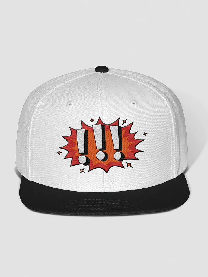 Dynamic Exclamation Snapback Cap product image (1)