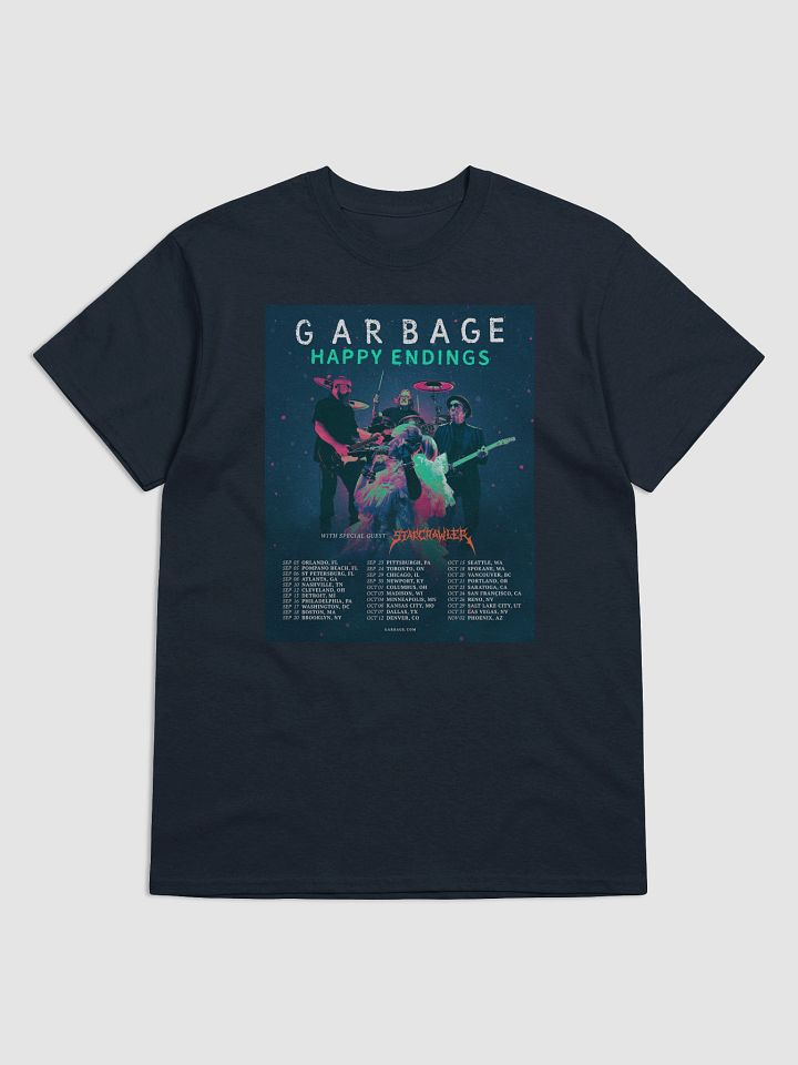 Garbage Happy Endings America Tour Merch 2025 T-Shir product image (3)