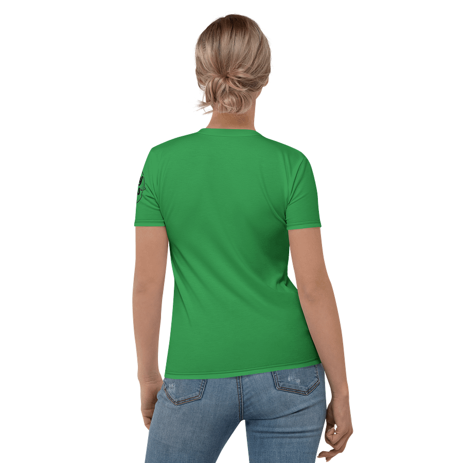Fancy Lads Women's Green T-shirt "That's My Secret I'm Always Thinking About Disc Golf" product image (6)