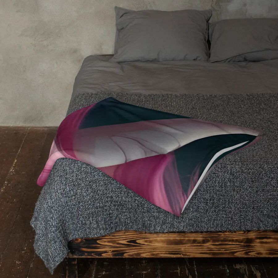 Pink Hair Cow Blanket product image (12)