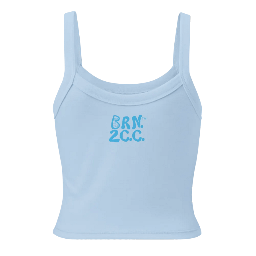 BOURNE to Cape Cod™ | Women’s Micro-Rib Tank | Coastal Cool with a Flattering Fit | Deep Sky Blue Logo product image (8)