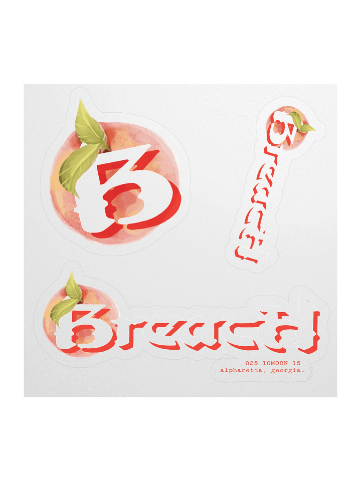 Breach Alpharetta Sticker Sheet product image (1)