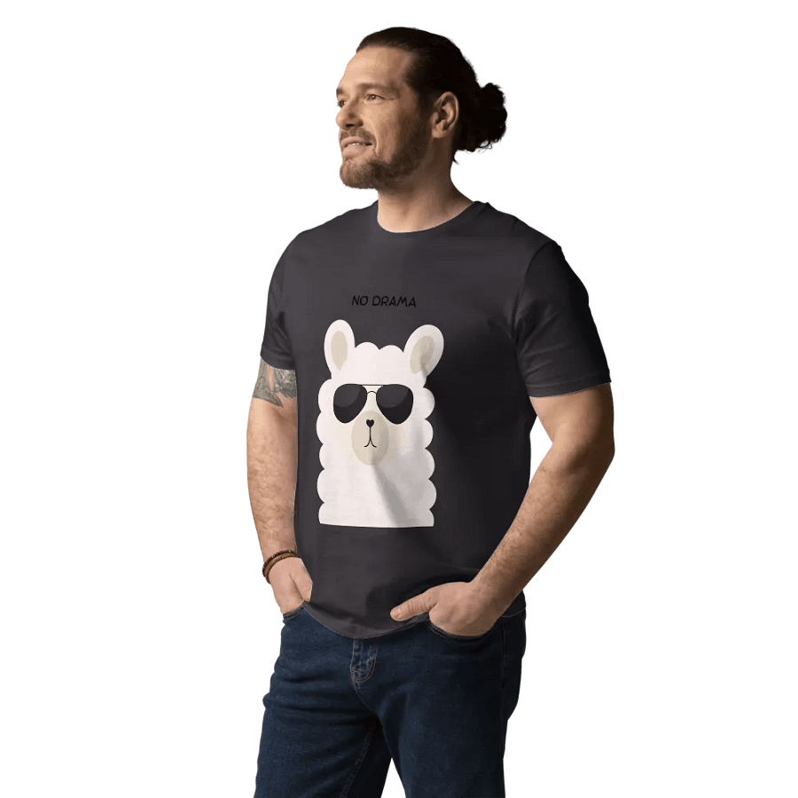 Llama Coolness Organic Tee product image (146)