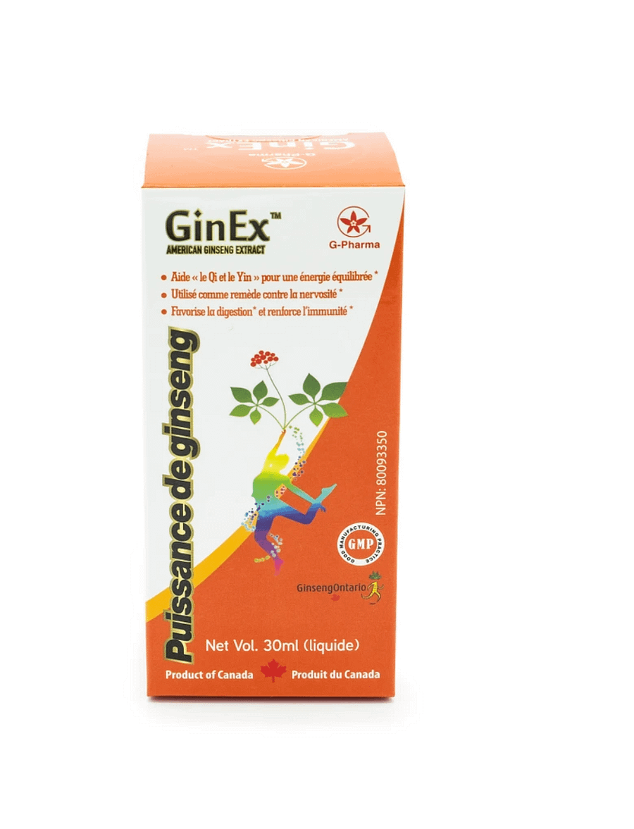 GinEx®西洋蔘黑膏滋滴劑*4瓶（买三送一） product image (4)