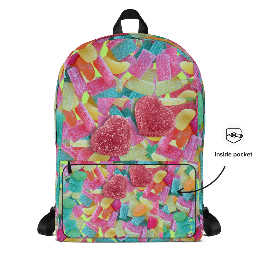 Sweet Sensation Gummy Candy Backpack for fun girls daughters friends product image (10)