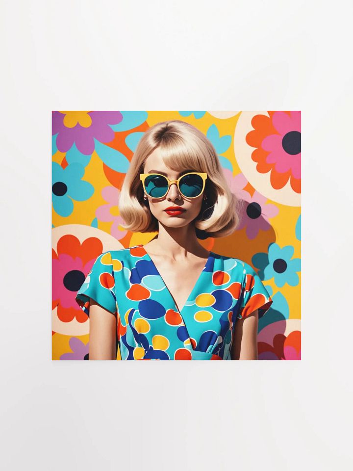 Woman and Flowers Poster product image (1)
