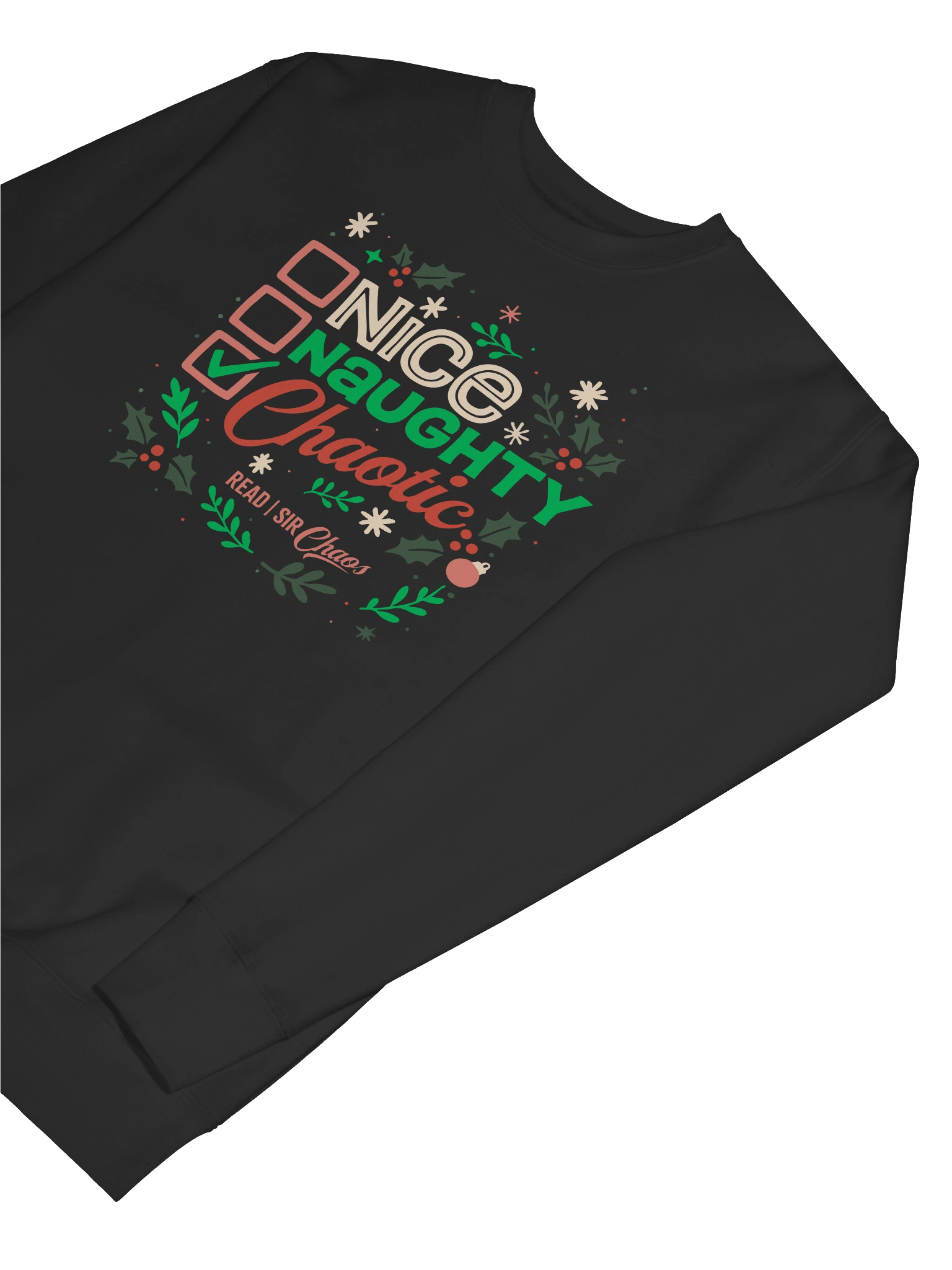 Nice, Naughty, Chaotic Sweatshirt (Dark) product image (13)
