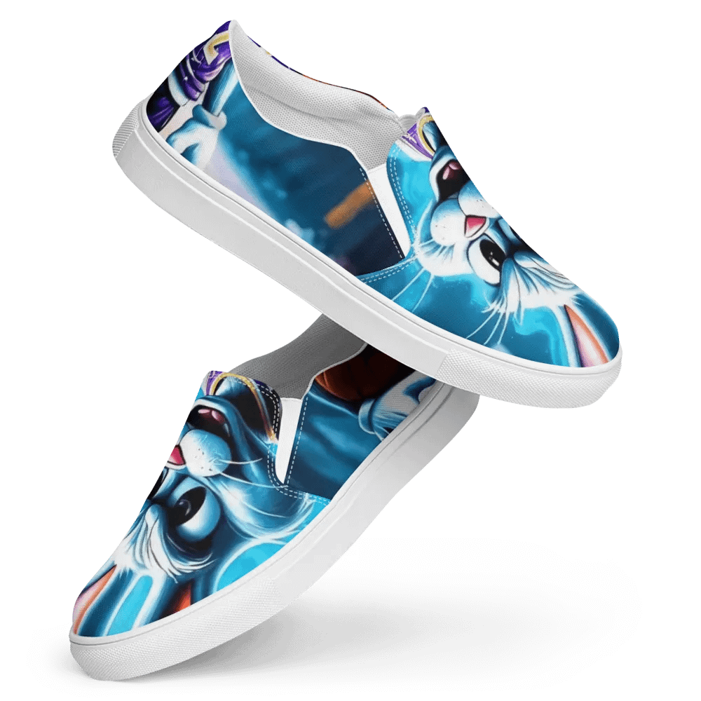 Lakers Bunny Men's Slip-Ons product image (12)