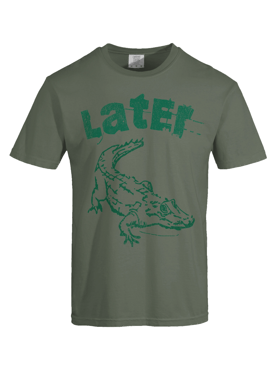 Later Alligator Garment Dyed Comfort Tee product image (58)