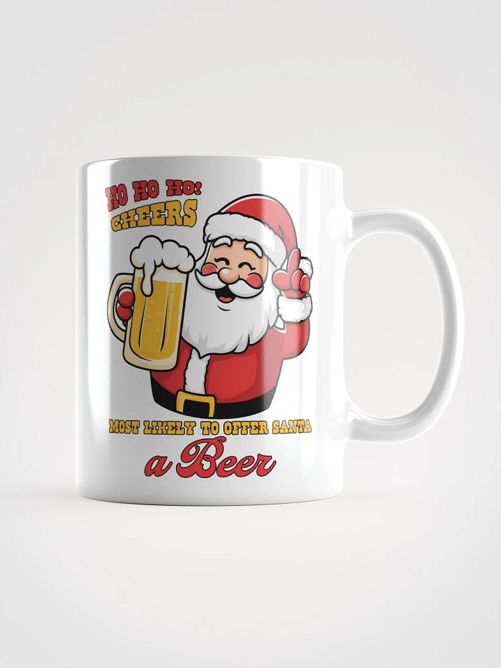 Santa's Cheers White Glossy Mug product image (1)