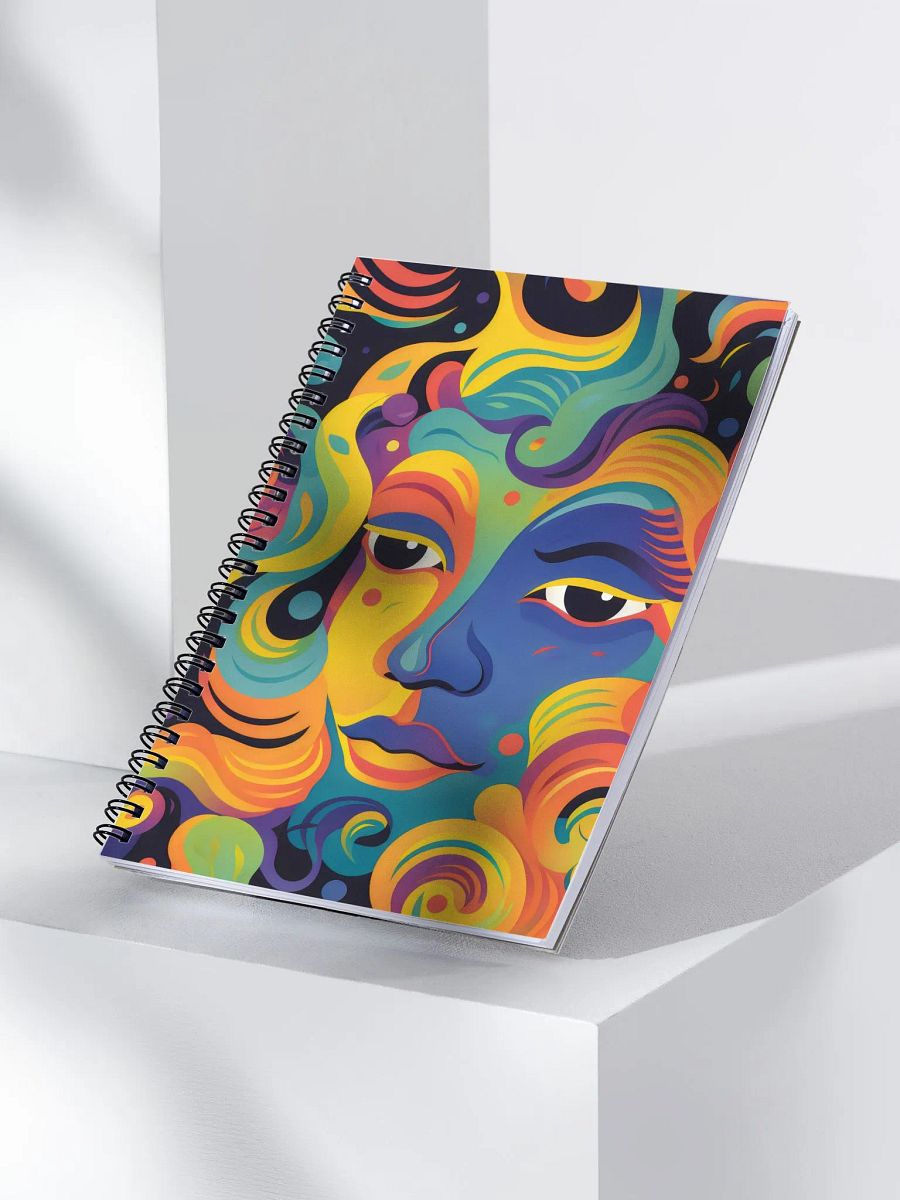 Psychedelic Portrait Spiral Notebook product image (3)