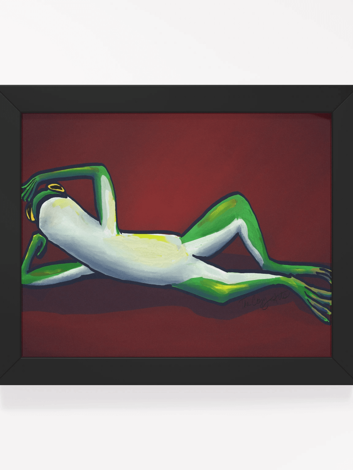 Reclining Frog - Framed product image (3)