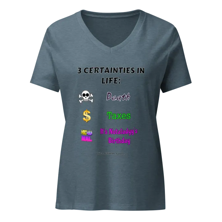 NAL Birthday Women's V-Neck Tee product image (37)