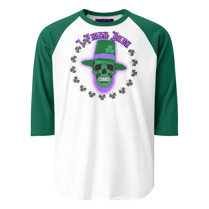 Pinch Back Skull Raglan Tee product image (22)