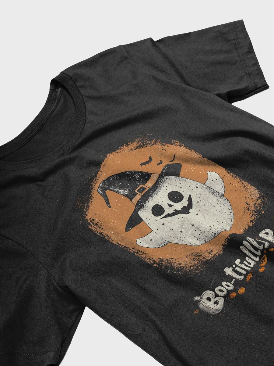 Boo-tifully Round Halloween Ghost Tee product image (3)