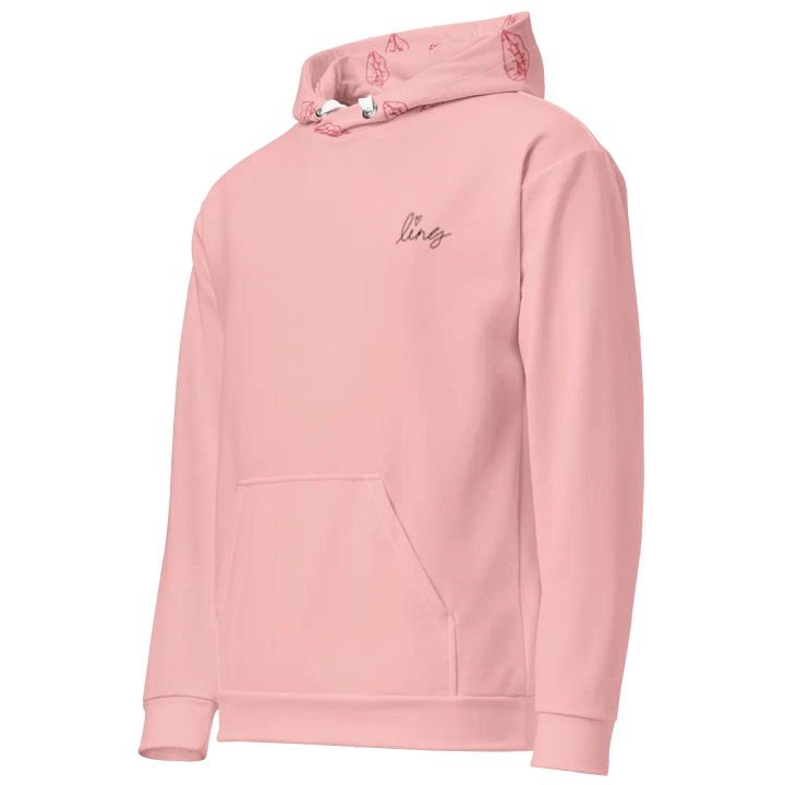 Lingling Kwong Lips Unisex Hoodie (Pink) product image (2)