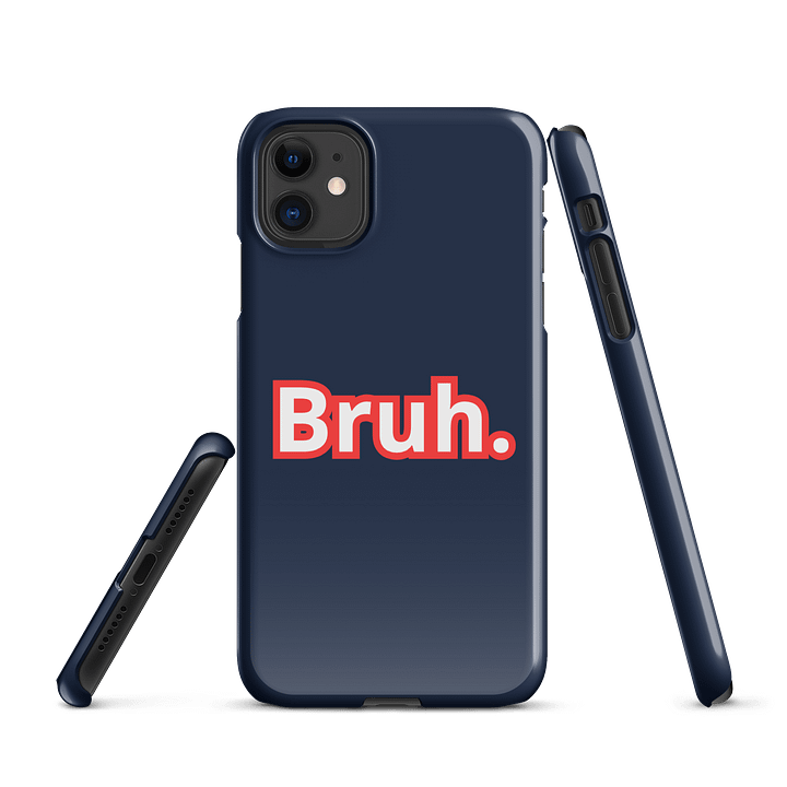 Chad's "Bruh" iPhone Case product image (1)