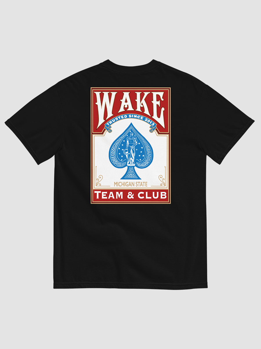 MSU Wake Card Tee (Red) product image (2)