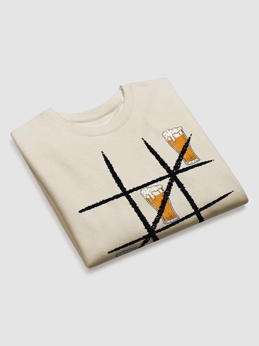 Beer TacToe Sweatshirt – Funny Drinking Game Pullover for Beer Lovers product image (21)