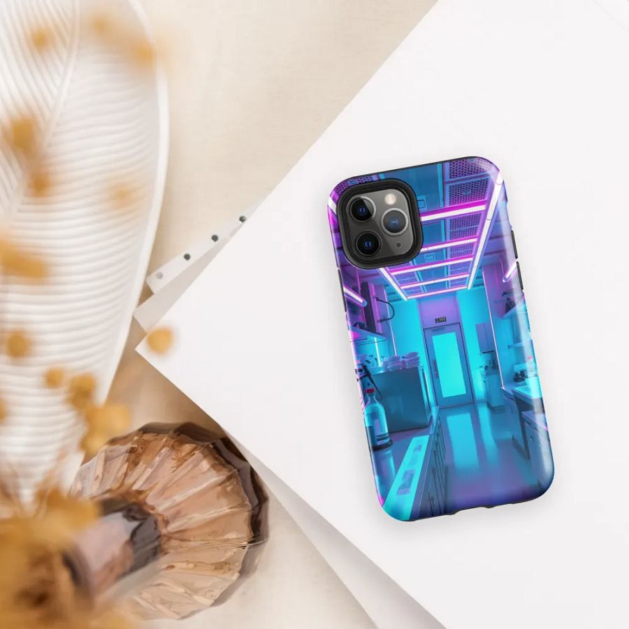 Cyan Circuitry - iPhone Tough Case product image (30)